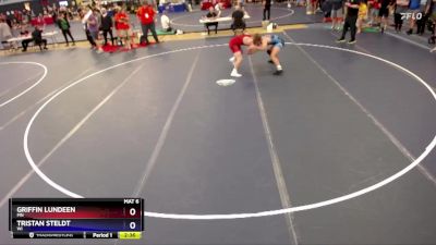 165 lbs Semifinal - Griffin Lundeen, MN vs Tristan Steldt, WI