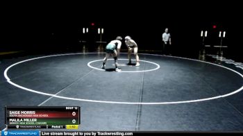 145G 1st Place Match - Malila Miller, Service High School Cougars vs Saige Morris, South Anchorage High School