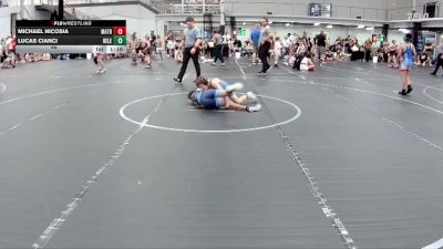 88 lbs Round 4 (6 Team) - Michael Nicosia, Mat Assassins Black vs Lucas Cianci, Revival Legacy