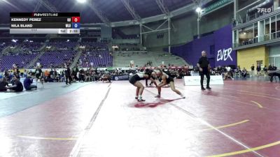 117 lbs Quarters & 1st Wb (16 Team) - Nila Bland, West Liberty vs Kennedy Perez, Gannon University