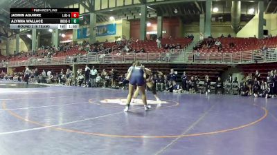 135 lbs Round 2 (6 Team) - Jasmin Aguirre, Lexington vs Alynna Wallace, Wood River