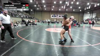 155 lbs 1st Place Match - Leona Layne, Rockwall vs Ella Kimbrough, Lafayette