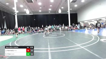 128 lbs Rr Rnd 2 - Jacob Kennedy, Prime Wrestling Club Black vs Coleman Finn, Empire Wrestling Academy Black