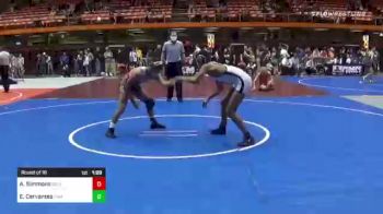 130 lbs Round Of 16 - Austin Simmons, Bd Drillers vs Emilio Cervantes, Pwa