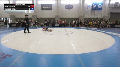 53 lbs Cons. Sub-semis - Erik Polson, Thermopolis Wrestling Club vs Waylon Reid, East Idaho Elite