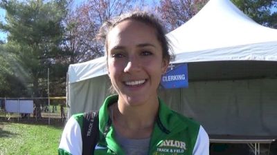 Maggie Montoya of Baylor shooting to be in the top pack at NCAA XC