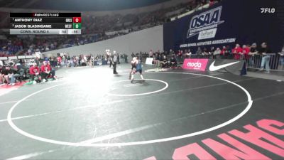 6A Boys 106 lbs Cons. Round 4 - Anthony Diaz, Oregon City Boys vs Jason Blasingame, Westview Boys