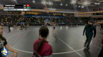 135 lbs Champ. Round 2 - Emily Meyers, AP/GC vs Hannah Huza, Hortonville