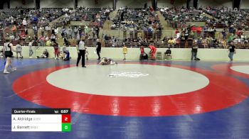 80 lbs Quarterfinal - Andrew Aldridge, Guerrilla Wrestling Academy vs Jacob Barrett, Sequoyah Youth Wrestling Club