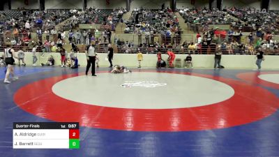 80 lbs Quarterfinal - Andrew Aldridge, Guerrilla Wrestling Academy vs Jacob Barrett, Sequoyah Youth Wrestling Club