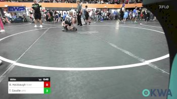 85 lbs Semifinal - Blake Holzbaugh, Team Guthrie Wrestling vs Takoda Caudle, Lone Grove Takedown Club