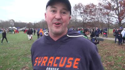 Syracuse Head Coach Chris Fox on winning national title and Justyn Knight's track potential
