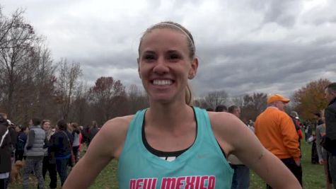 Courtney Frerichs says, 'It's a dream!' on the New Mexico squad NCAA title