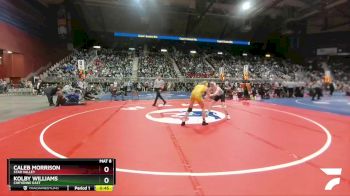 4A-120 lbs 5th Place Match - Kolby Williams, Cheyenne East vs Caleb Morrison, Star Valley