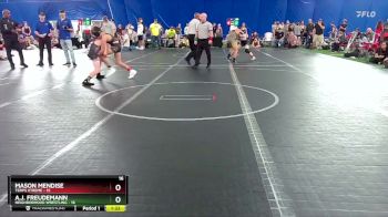 96 lbs Round 3 (8 Team) - A.J. Freudemann, Neighborhood Wrestling vs Mason Mendise, Terps Xtreme