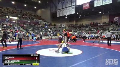 5A 157 lbs Semifinal - Ty Pinson, Searcy vs James Wilburn, Mountain Home