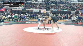Quarterfinal - Trey Bazaldua, Red Lodge HS vs Kai Heck, Colstrip