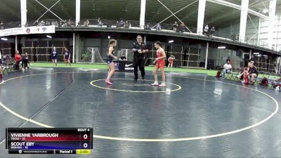 97 lbs Round 2 (4 Team) - Vivienne Yarbrough, Texas vs Scout Eby, Indiana