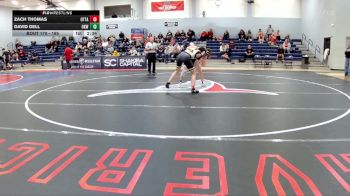 165 lbs 5th Place Match - David Dell, Oklahoma Wesleyan vs Zach Thomas, Ottawa University