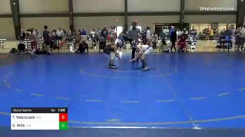 85 lbs Consolation - Ty Valenzuela, The Wrestling Center vs Silas Mills, Trion Mat Dogs