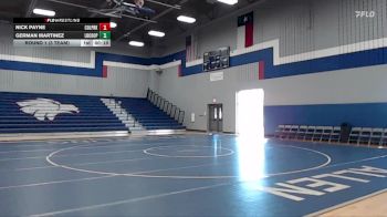 106 lbs Round 1 (3 Team) - Nick Payne, Conroe Woodlands College Park vs German Martinez, Lubbock Cooper