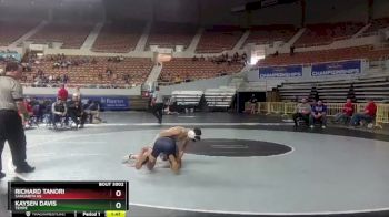 D3-106 lbs Champ. Round 1 - Kaysen Davis, Tempe vs Richard Tanori, Sahuarita Hs