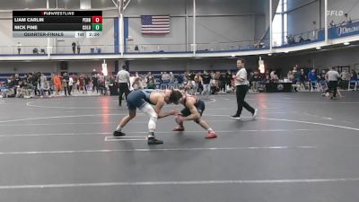 174 lbs Quarterfinal - Liam Carlin, Penn vs Nick Fine, Columbia