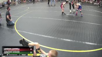 50 lbs Quarterfinal - Jameson Campbell, Legacy Elite Wrestling Club vs Christian Leagans, Hard Rock