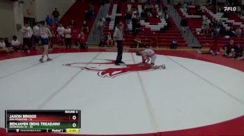 113 lbs Round 3 (16 Team) - Jaxon Briggs, Oak Mountain vs Benjamin (Ben) Treadaway, Homewood Hs