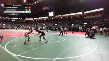 177 lbs Champ. Round 2 - Gauge Woods, Unattached vs Kaylor Weaver, MLW2