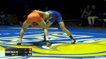 157lbs Match Cody Pack (SDSU) vs. Jake Spengler (VT)
