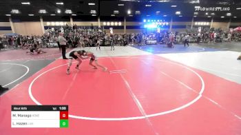 102 lbs Round Of 16 - Mckenna Manago, Honeybadgers vs Lytning Hazen, Livermore Elite WC