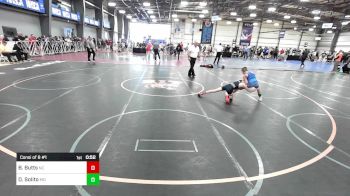 75 lbs Consi Of 8 #1 - Braylon Butts, NC vs Declan Solito, MD