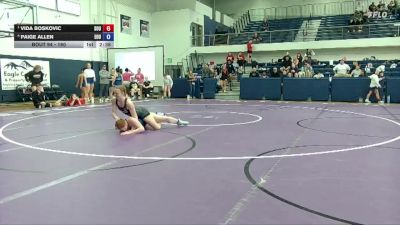 160 lbs Semifinal - Vida Boskovic, Southern Oregon University vs Paige Allen, Eastern Oregon University