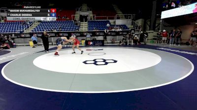 150 lbs Cons. Quarters - Maksim Mukhamedaliyev, IL vs Charlie DeSena, FL