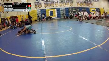 144 lbs Round 6 (8 Team) - Max Baylis, Black Hive vs Evan Lutz, Alpha WC