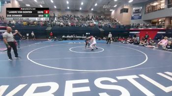 138 lbs 1st Place Match - Landri Von Gonten, CW College Park vs Zoe Sonnier, Bryan