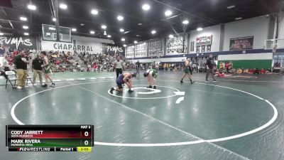 150 lbs Quarterfinal - Mark Rivera, Murrieta Mesa vs Cody Jarrett, Vista Murrieta