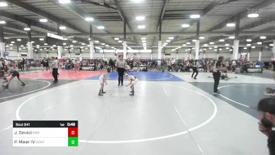 53 lbs Consolation - Jaxon Devaul, Pikes Peak Warriors vs Philip Maier IV, Montrose Elite