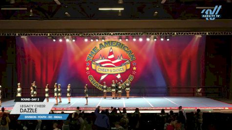 Legacy Cheer - Dazzle [2023 L2 Youth - D2 - Small Day 2] 2023 The American Royale Sevierville Nationals