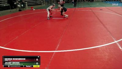 85 lbs Semis & 1st Wrestleback (8 Team) - Jacoby Brown, Z-M (Zumbrota/Mazeppa) vs George Rosenbrook, F/MCC