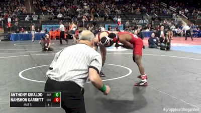 133lbs Match Nahshon Garrett (COR) vs. Anthony Giraldo (Rutgers)