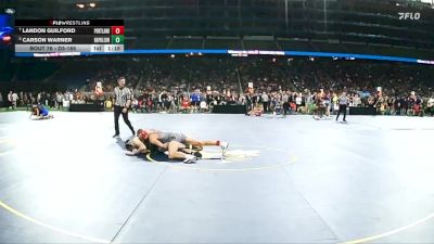 D3-165 lbs Champ. Round 1 - Landon Guilford, Portland vs Carson Warner, Napoleon