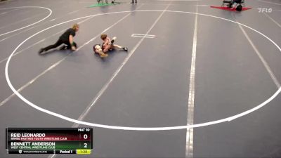 Cons. Semi - Bennett Anderson, West Central Wrestling Club vs Reid ...