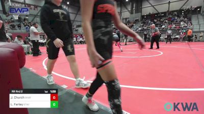 165 lbs Rr Rnd 2 - Jayden Church, Skiatook Youth Wrestling vs Londyn Farley, Bookert T Washing/Carver