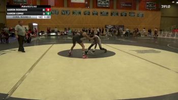149 lbs Cons. Round 2 - Aaron Rodgers, Bakersfield College vs Aaron Lopez, Santa Ana College