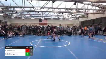 85 lbs Prelims - Aldo Pigna, GA Justice Takedown MS vs Ryan DeGeorge, Nauman MS