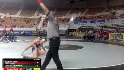 D2-150 lbs Champ. Round 1 - Douglas Kremer, Cactus Shadows vs Jozeph Smith, Pueblo Magnet