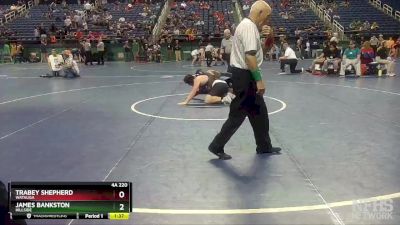 4A 220 lbs Champ. Round 1 - James Bankston, Hillside vs Trabey Shepherd, Watauga