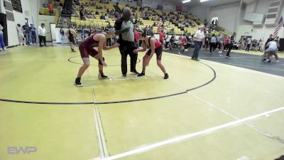 140 lbs Consi Of 16 #2 - Jaxon Walker, Sequoyah Tahlequah JH vs Eli Garrett, Fairland JH